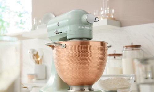 KITCHENAID凯膳怡“灵感乐园系列·青提绿”厨师机，绽放你的料理创意